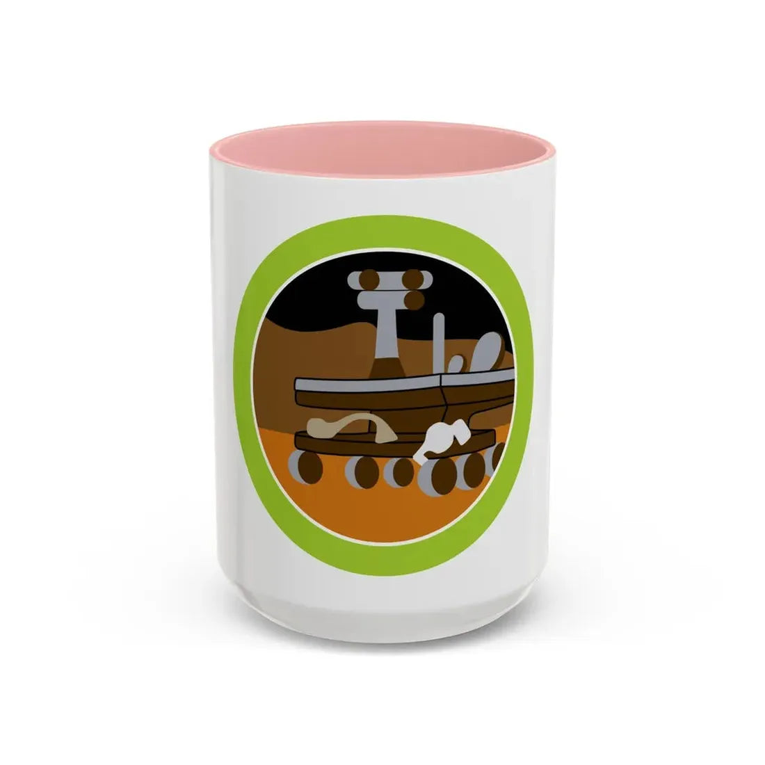 Robotics (Boy Scout Merit Badge) Accent Coffee Mug 15oz Pink - Go Mug Yourself