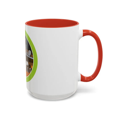 Robotics (Boy Scout Merit Badge) Accent Coffee Mug-Go Mug Yourself