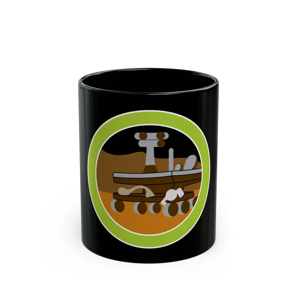 Robotics (Boy Scout Merit Badge) Black Coffee Mug-11oz-Go Mug Yourself