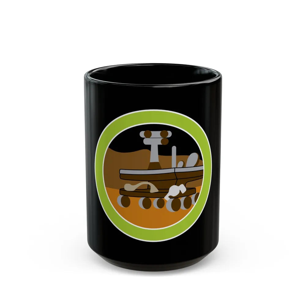 Robotics (Boy Scout Merit Badge) Black Coffee Mug-15oz-Go Mug Yourself