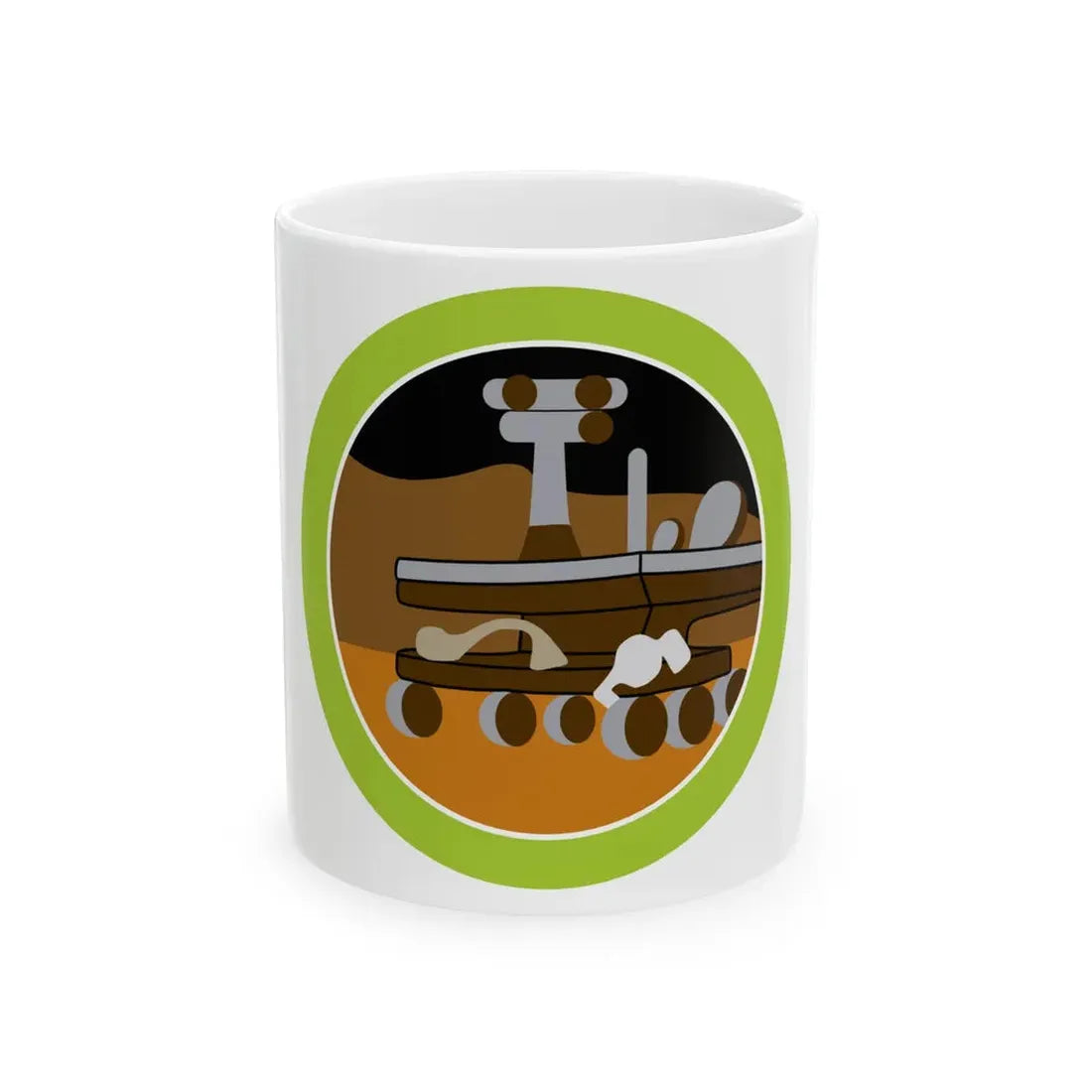 Robotics (Boy Scout Merit Badge) White Coffee Mug 11oz - Go Mug Yourself