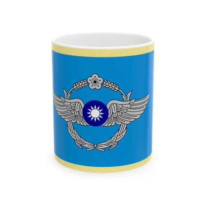 ROC Air Force Academy Flag (China) White Coffee Mug 11oz - Go Mug Yourself