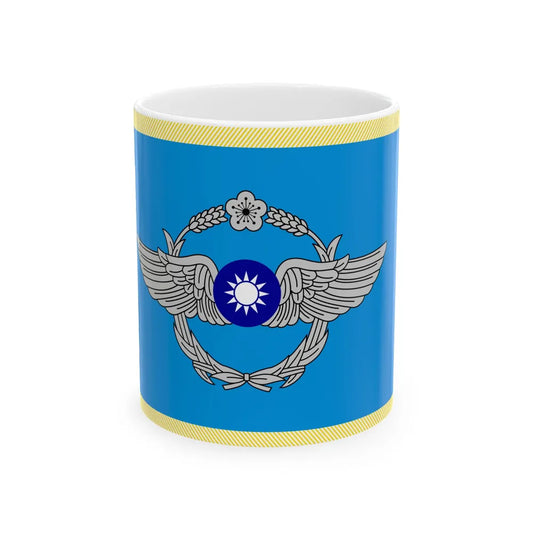 ROC Air Force Academy Flag (China) White Coffee Mug 11oz - Go Mug Yourself