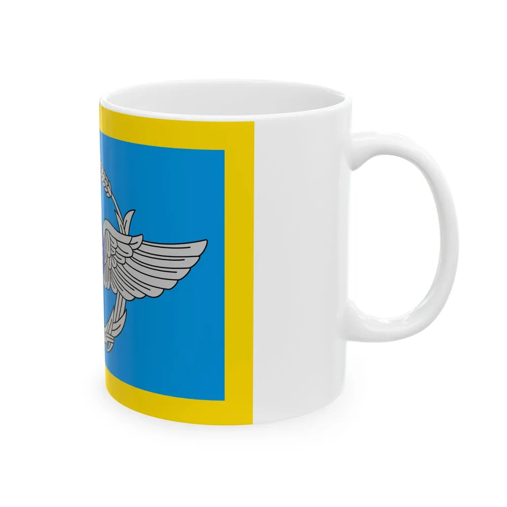 ROC Commanding General of Air Force Flag (China) White Coffee Mug - Go Mug Yourself