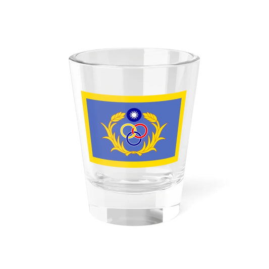 ROC Commanding General of Garrison Flag (China) Shot Glass 1.5oz 1.5oz - Go Mug Yourself