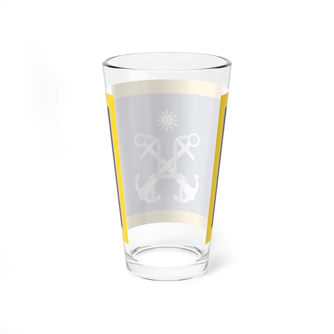 ROC Commanding General of Navy Flag (China) Pint Glass 16oz - Go Mug Yourself