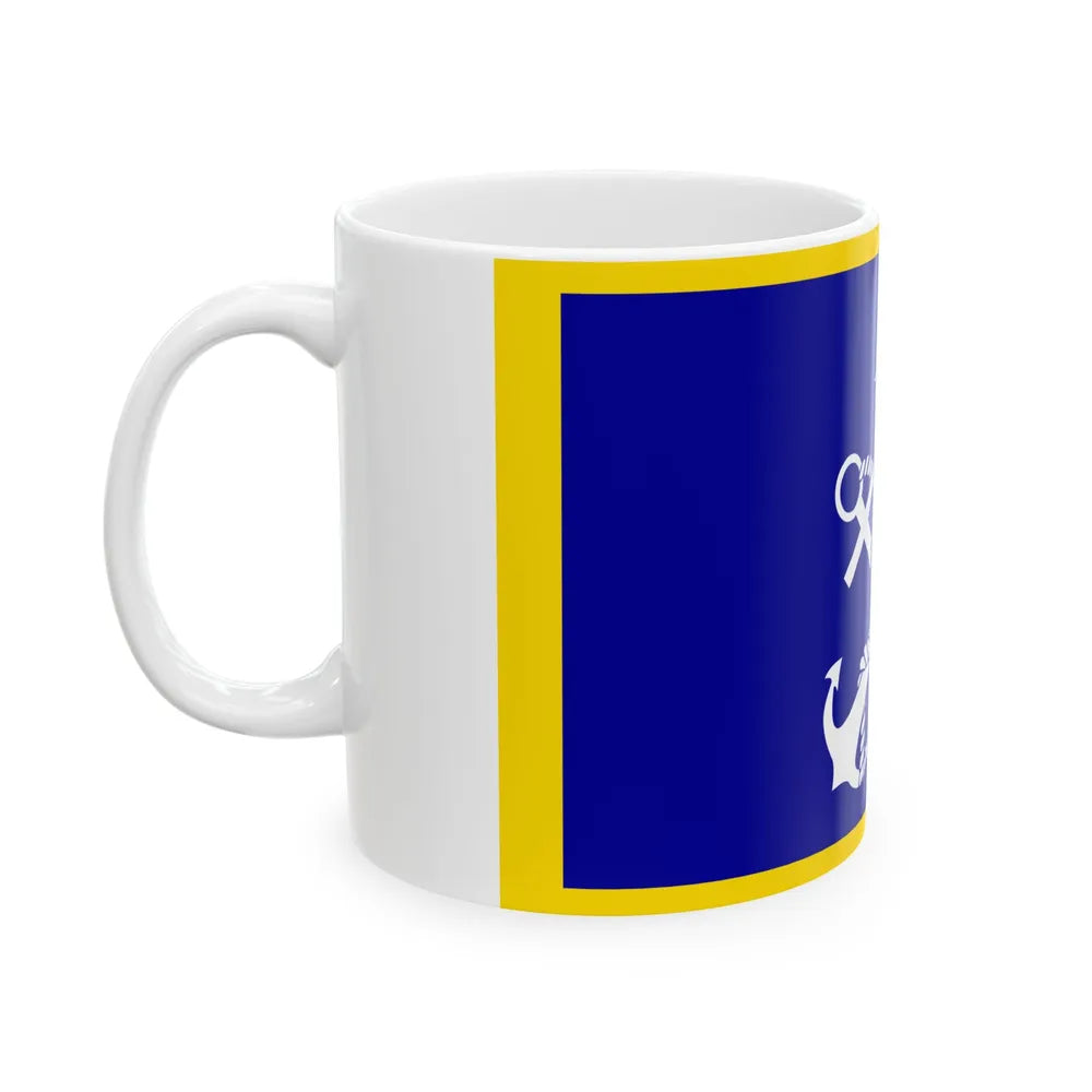 ROC Commanding General of Navy Flag (China) White Coffee Mug - Go Mug Yourself