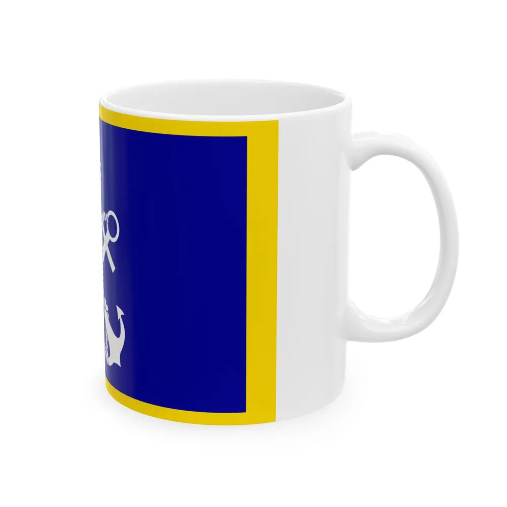 ROC Commanding General of Navy Flag (China) White Coffee Mug - Go Mug Yourself