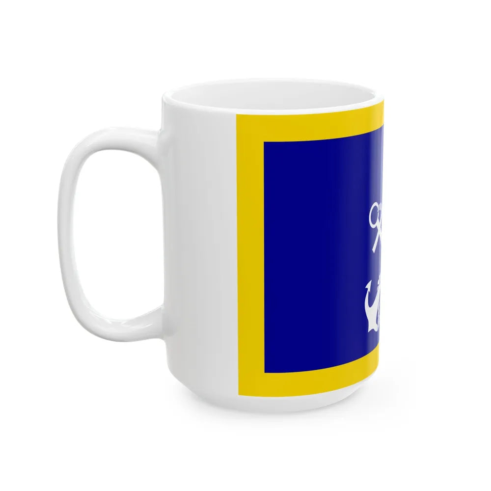ROC Commanding General of Navy Flag (China) White Coffee Mug - Go Mug Yourself