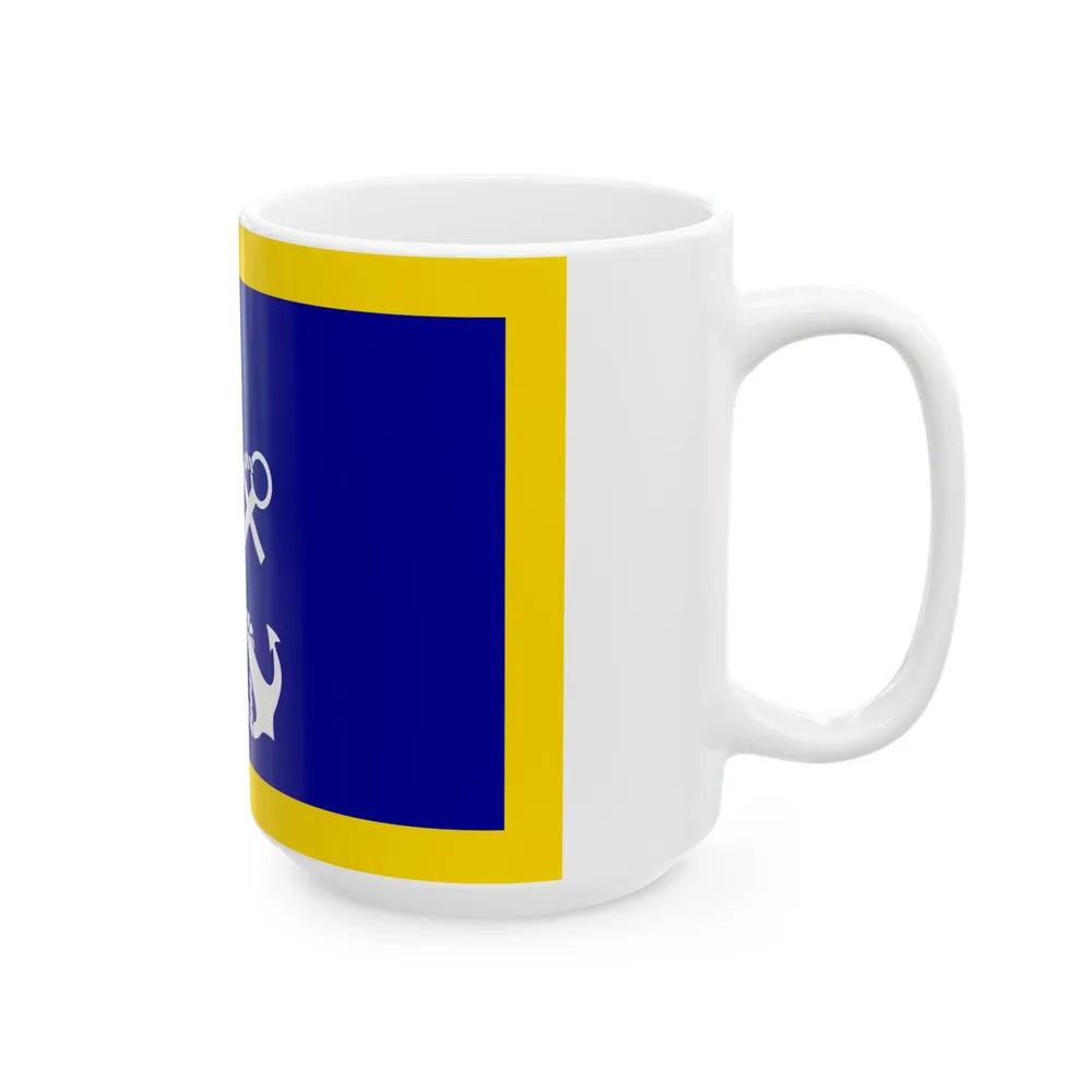 ROC Commanding General of Navy Flag (China) White Coffee Mug - Go Mug Yourself