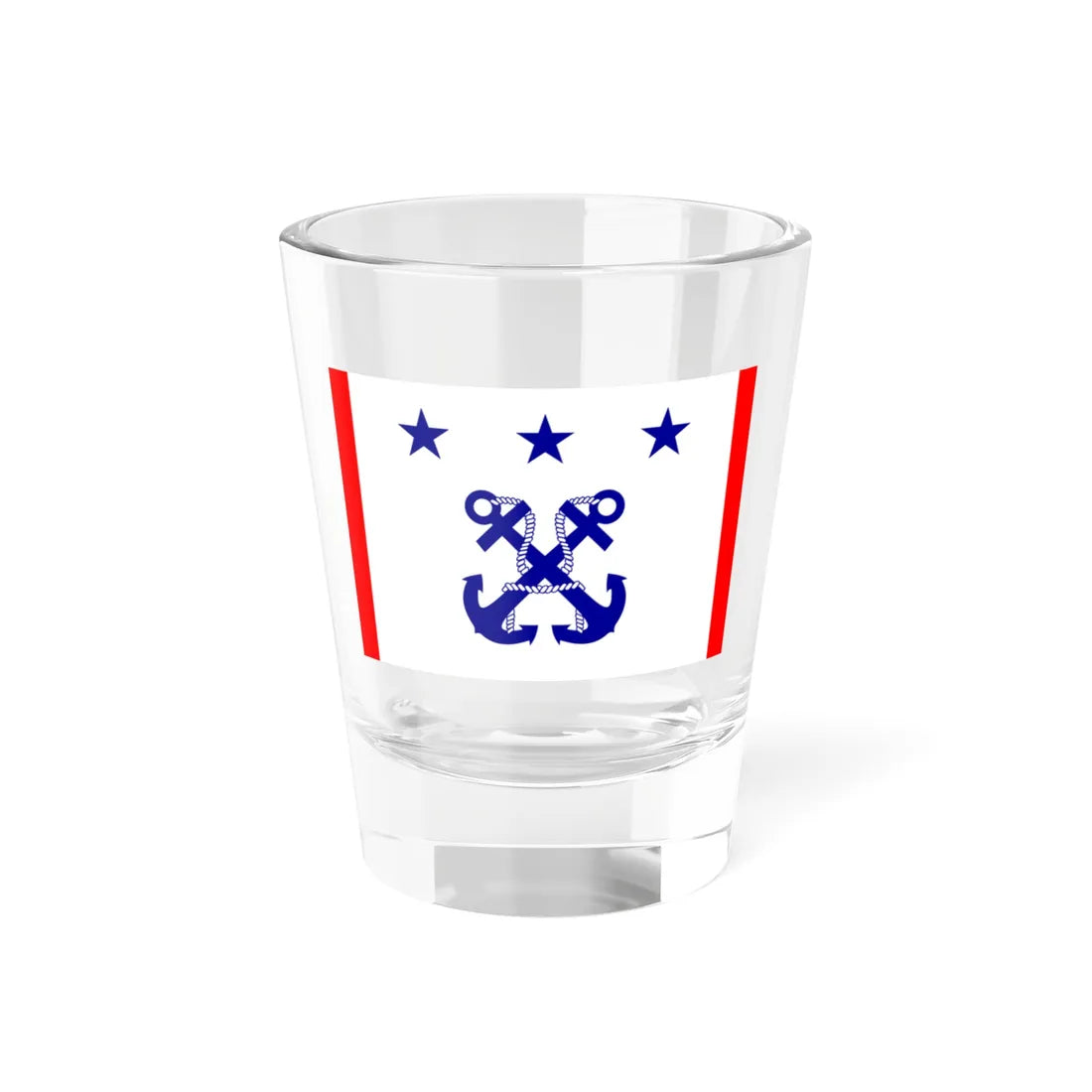 ROC Deputy Chiefs of General Staffs Flag 1947 (China) Shot Glass 1.5oz 1.5oz - Go Mug Yourself