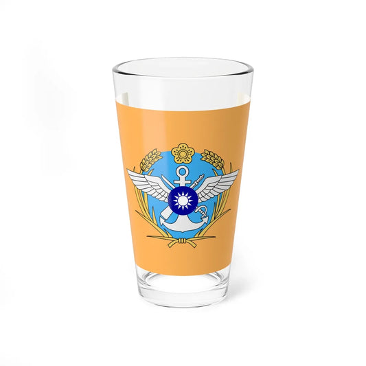 ROC Deputy Chiefs of General Staffs Flag (China) Pint Glass 16oz 16oz - Go Mug Yourself
