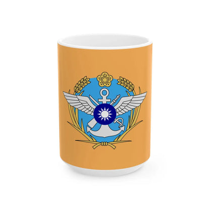 ROC Deputy Chiefs of General Staffs Flag (China) White Coffee Mug 15oz - Go Mug Yourself