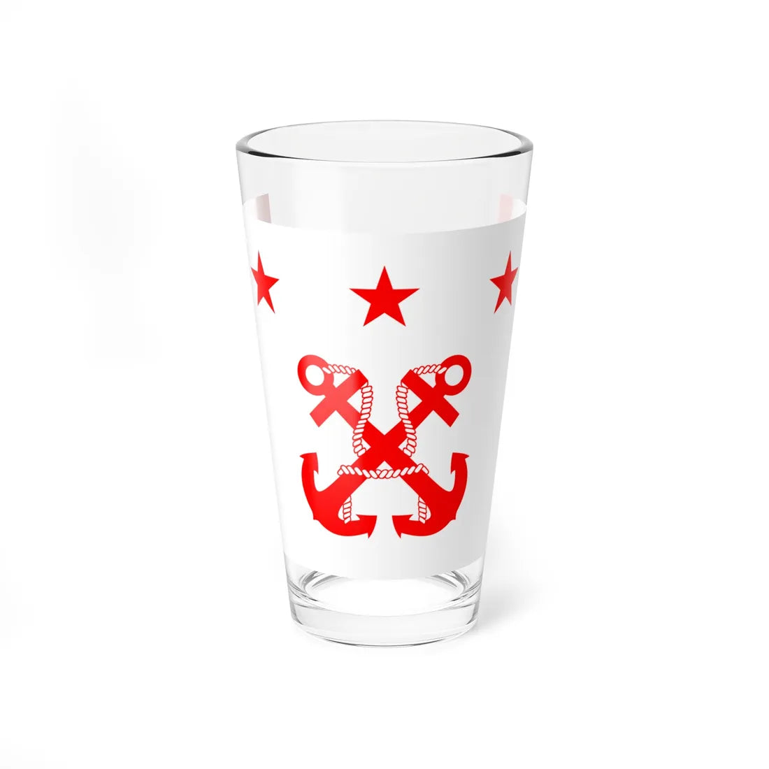 ROC Deputy Minister of National Defense Flag 1947 (China) Pint Glass 16oz 16oz - Go Mug Yourself