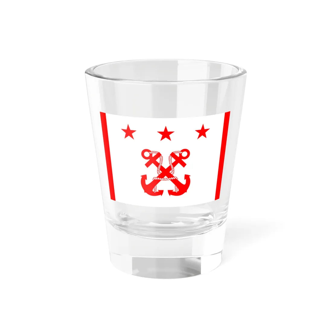 ROC Deputy Minister of National Defense Flag 1947 (China) Shot Glass 1.5oz 1.5oz - Go Mug Yourself