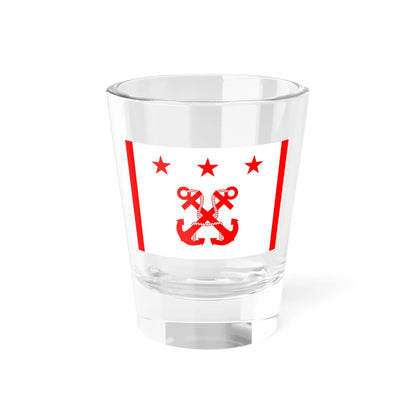 ROC Deputy Minister of National Defense Flag 1947 (China) Shot Glass 1.5oz 1.5oz - Go Mug Yourself