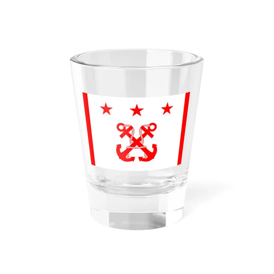 ROC Deputy Minister of National Defense Flag 1947 (China) Shot Glass 1.5oz 1.5oz - Go Mug Yourself