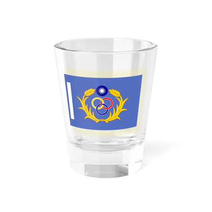 ROC Garrison Unit Flag (China) Shot Glass 1.5oz 1.5oz - Go Mug Yourself