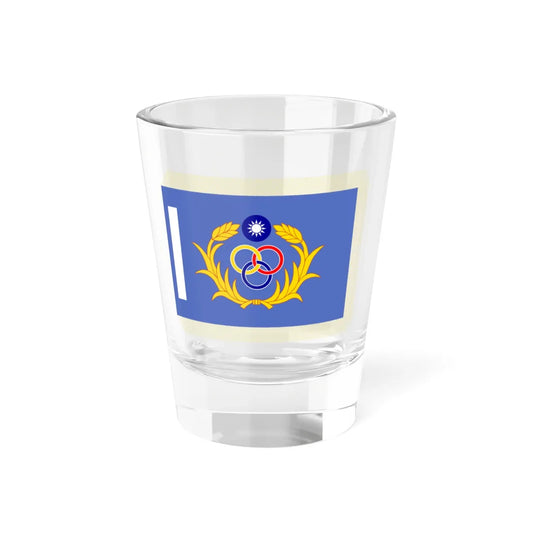 ROC Garrison Unit Flag (China) Shot Glass 1.5oz 1.5oz - Go Mug Yourself