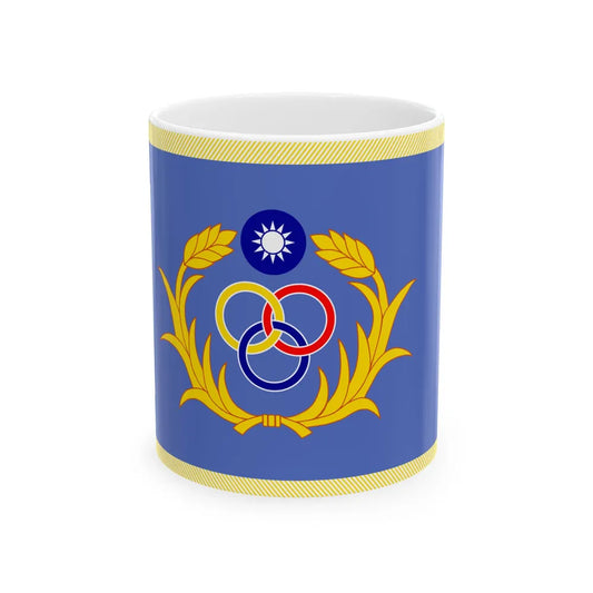 ROC Garrison Unit Flag (China) White Coffee Mug 11oz - Go Mug Yourself