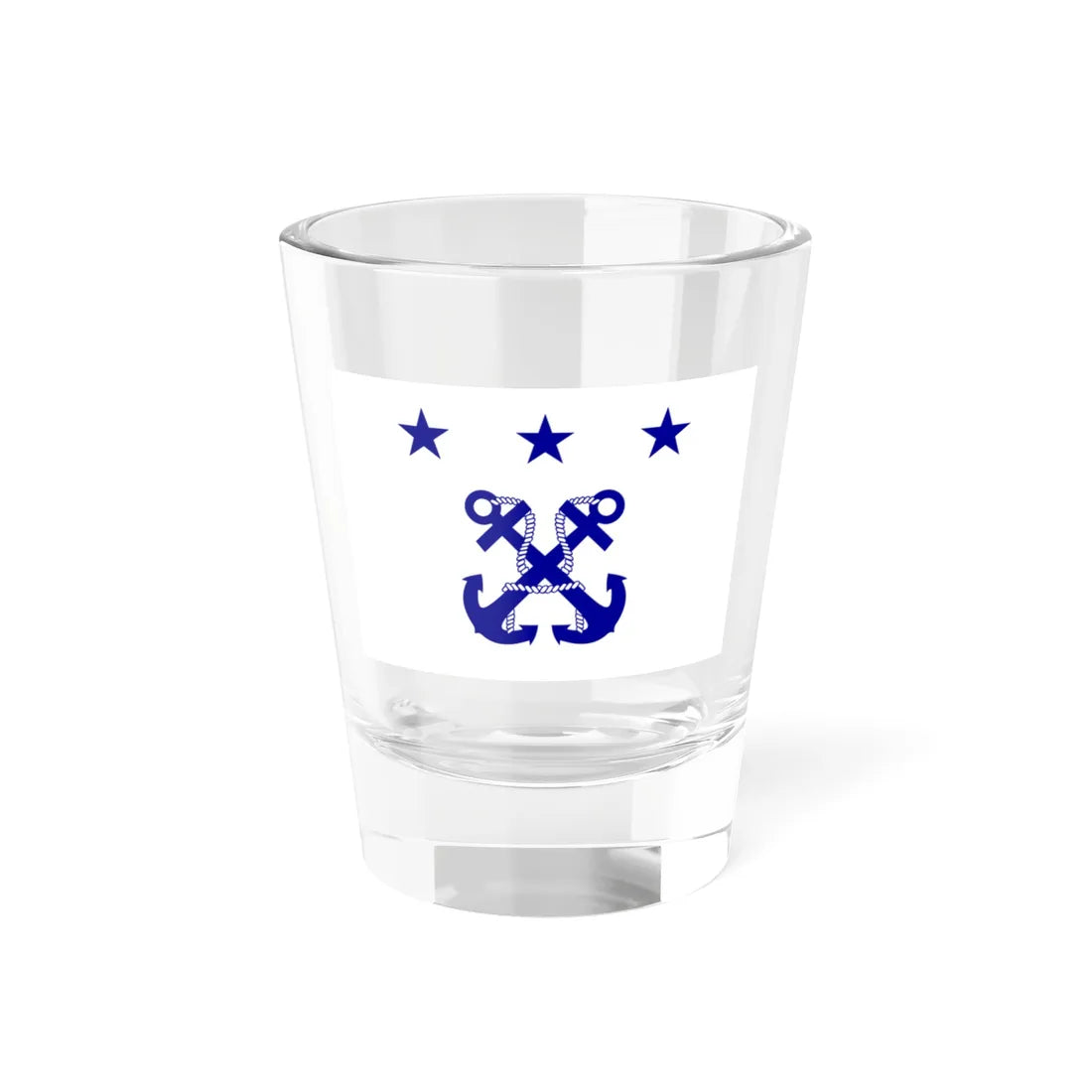 ROC General Chief of Staff of the Ministry of National Defense Flag 1947 (China) Shot Glass 1.5oz 1.5oz - Go Mug Yourself