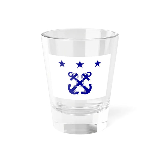 ROC General Chief of Staff of the Ministry of National Defense Flag 1947 (China) Shot Glass 1.5oz 1.5oz - Go Mug Yourself