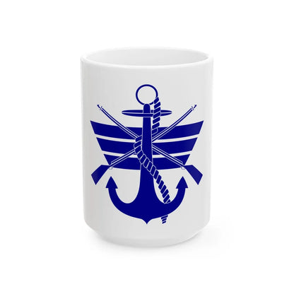 ROC General Chief of Staff of the Ministry of National Defense Flag 1950 (China) White Coffee Mug 15oz - Go Mug Yourself