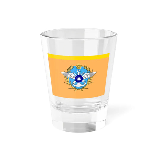 ROC General Political Warfare Department Directors Flag (China) Shot Glass 1.5oz 1.5oz - Go Mug Yourself
