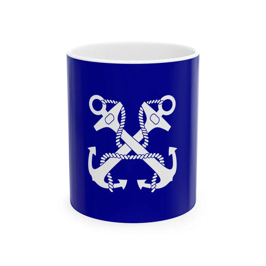 ROC Minister of Marine Flag (China) White Coffee Mug 11oz - Go Mug Yourself