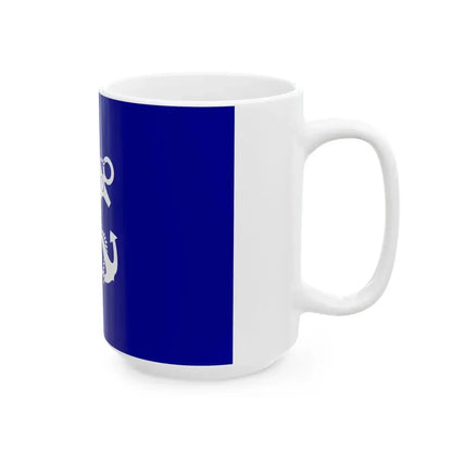 ROC Minister of Marine Flag (China) White Coffee Mug - Go Mug Yourself