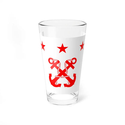 ROC Minister of National Defense Flag 1947 (China) Pint Glass 16oz 16oz - Go Mug Yourself