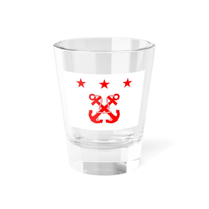 ROC Minister of National Defense Flag 1947 (China) Shot Glass 1.5oz 1.5oz - Go Mug Yourself