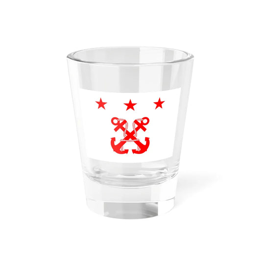 ROC Minister of National Defense Flag 1947 (China) Shot Glass 1.5oz 1.5oz - Go Mug Yourself