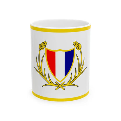 ROC Minister of National Defense Flag 1958 (China) White Coffee Mug 11oz - Go Mug Yourself
