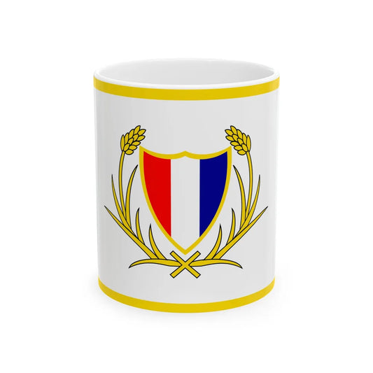 ROC Minister of National Defense Flag 1958 (China) White Coffee Mug 11oz - Go Mug Yourself