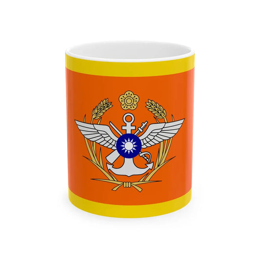 ROC Minister of National Defense Flag (China) White Coffee Mug 11oz - Go Mug Yourself