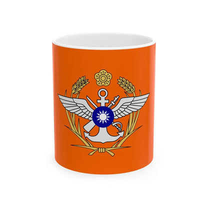 ROC Ministry of National Defense Flag (China) White Coffee Mug 11oz - Go Mug Yourself