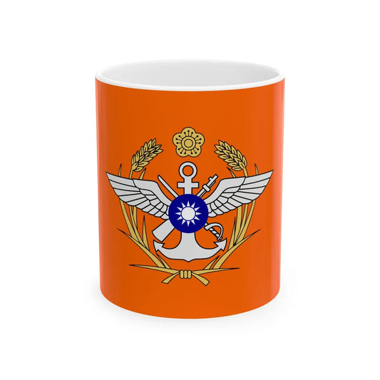 ROC Ministry of National Defense Flag (China) White Coffee Mug 11oz - Go Mug Yourself