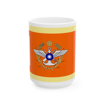 ROC MND Unit Flag (China) White Coffee Mug 15oz - Go Mug Yourself