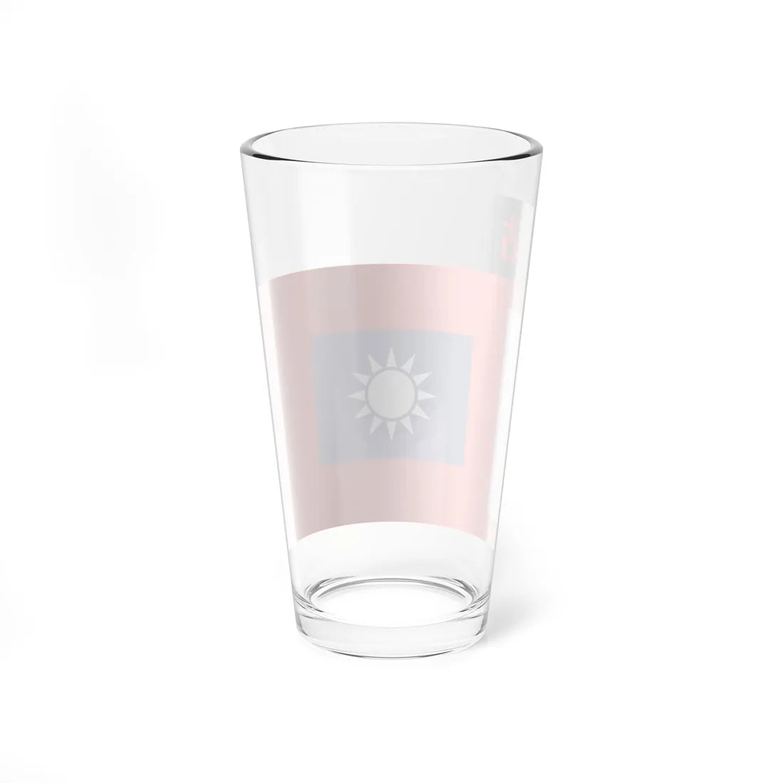 ROC NRA Logistics Troops Flag 1934 (China) Pint Glass 16oz - Go Mug Yourself