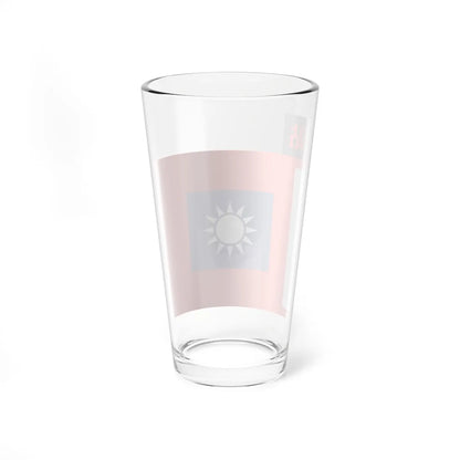ROC NRA Logistics Troops Flag 1935 (China) Pint Glass 16oz - Go Mug Yourself