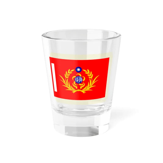 ROC RMF Unit Flag (China) Shot Glass 1.5oz 1.5oz - Go Mug Yourself