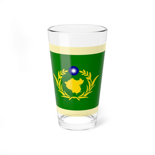 ROC RMF Unit Flag former (China) Pint Glass 16oz 16oz - Go Mug Yourself