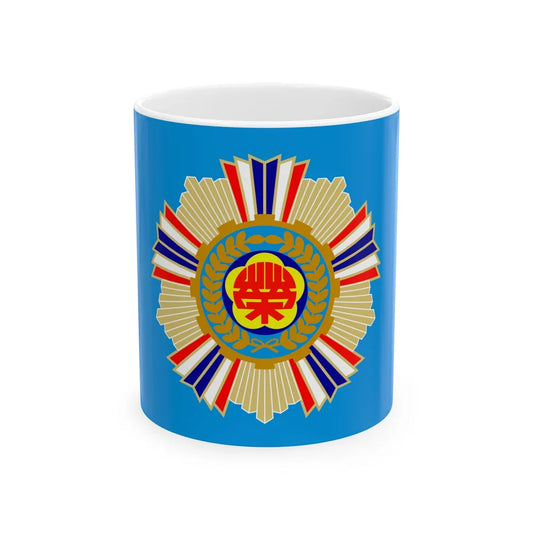 ROC Veterans Affairs Council Flag (China) White Coffee Mug 11oz - Go Mug Yourself