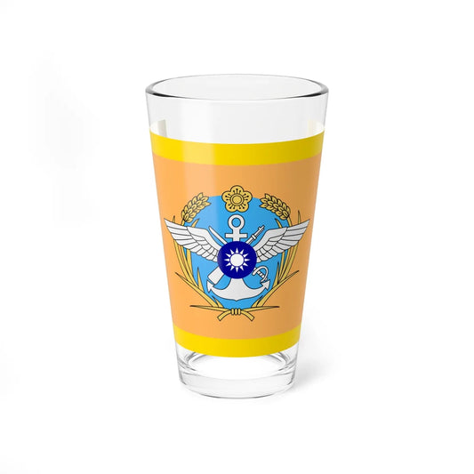 ROC Vice Chief of General Staffs Flag (China) Pint Glass 16oz 16oz - Go Mug Yourself