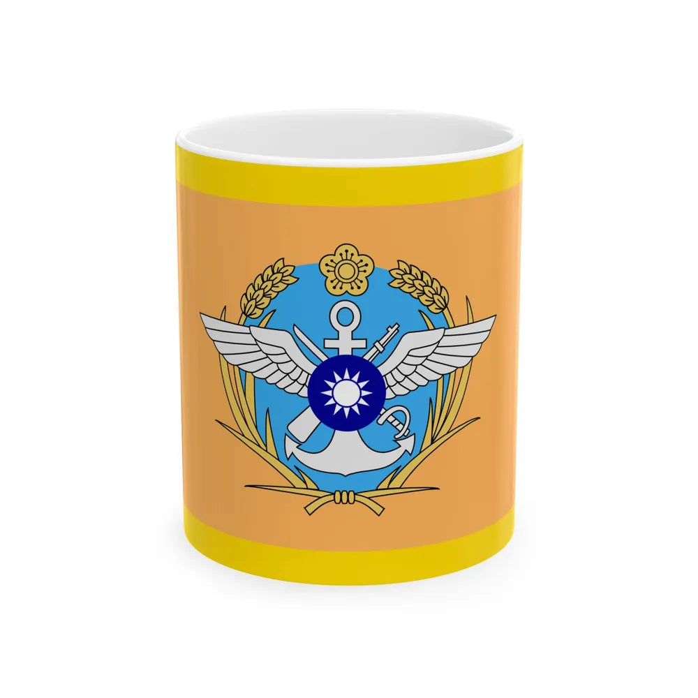 ROC Vice Chief of General Staffs Flag (China) White Coffee Mug 11oz - Go Mug Yourself