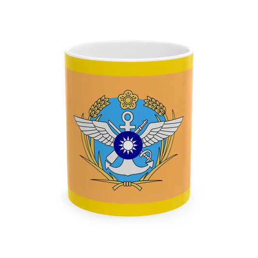 ROC Vice Chief of General Staffs Flag (China) White Coffee Mug 11oz - Go Mug Yourself