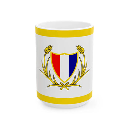 ROC Vice Minister of National Defense Flag (China) White Coffee Mug 15oz - Go Mug Yourself