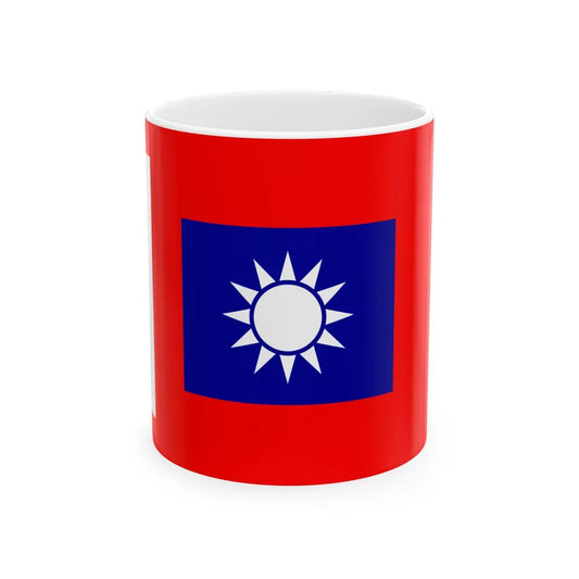 ROCA Battalion Flag 1934-Infantry (China) White Coffee Mug 11oz - Go Mug Yourself
