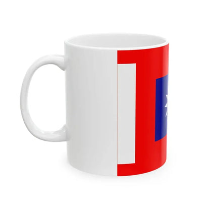 ROCA Battalion Flag 1934-Infantry (China) White Coffee Mug - Go Mug Yourself